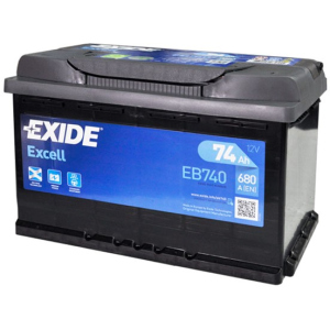 Автомобильный аккумулятор Exide Excell 6СТ-74 (EB740) 74 Ач (-/+) Euro 680 А (EB740) рейтинг