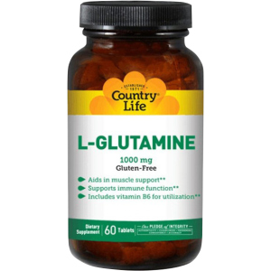 Амінокислота Country Life L-Glutamine 1000 мг 60 таблеток (015794011910)