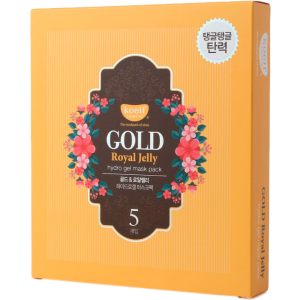 Гідрогелева маска для обличчя із золотом Koelf Gold & Royal Jelly Mask 5 х 30 г (8809239802582) краща модель в Чернігові