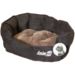 Лежанка для собак и кошек AnimAll Ат 1123 Royal M Chocolate 53 x 47 x 21 см (2000981181123) лучшая модель в Чернигове