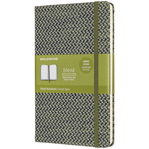 Нотатник Moleskine Blend 19 13 х 21 см 240 сторінок у лінійку Зелена Канва (8053853600097) краща модель в Чернігові