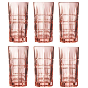 Набір склянок Luminarc Даллас Рожевий 6 х 380 мл (P9164/1) краща модель в Чернігові