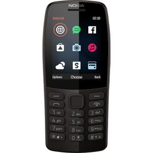 Мобильный телефон Nokia 210 Dual Sim Black (16OTRB01A02) ТОП в Чернигове