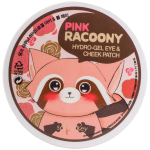 Гидрогелевые патчи для глаз и скул Secret Key Pink Racoony Hydro-Gel Eye & Cheek Patch 90 г 60 шт (8809305998751)