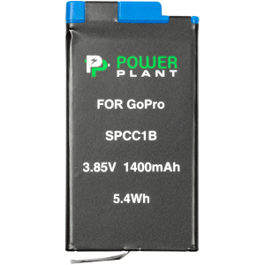 Акумулятор PowerPlant GoPro SPCC1B 1400 мАг (CB970384) краща модель в Чернігові