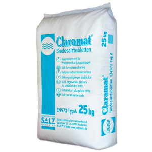 Таблетована сіль CLARAMAT 25 кг надійний