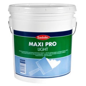 Легка шпаклівка для внутрішніх робіт Sadolin Maxi Pro Light Білий 17 л ТОП в Чернігові