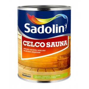 Лак для лазні Sadolin Celco Sauna Безбарвний 2.5 л краща модель в Чернігові