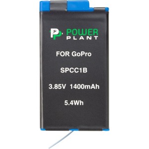 Акумулятор PowerPlant GoPro SPCC1B 1400 мАг (CB970346) в Чернігові