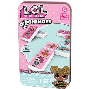 Настольная игра Spin Master домино L.O.L. Surprise в жестяной коробке (SM98408/6052514) (778988263501) лучшая модель в Чернигове