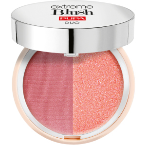 Компактные двойные румяна Pupa Extreme Blush Duo №110 Radiant Amarant - Glow Watermelon 4 г (8011607332496)