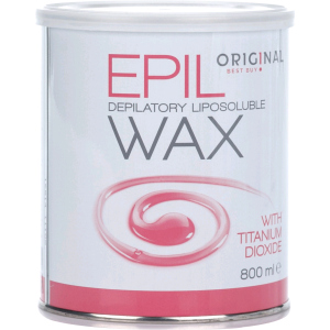 Воск для депиляции Original Best Buy Epil Wax жирорастворимый с титан-диоксидом для сухой и чувствительной кожи 800 мл (5412058185892) надежный