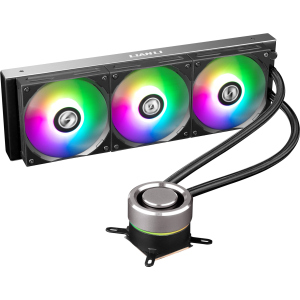 Система рідинного охолодження Lian Li Galahad AIO 360 Black Liquid Cooler with RGB (G89.GA360B.00) ТОП в Чернігові