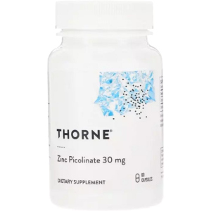 Витамины Thorne Research Цинк Пиколинат, Zinc Picolinate, 30 мг, 60 капсул (693749220022) ТОП в Чернигове