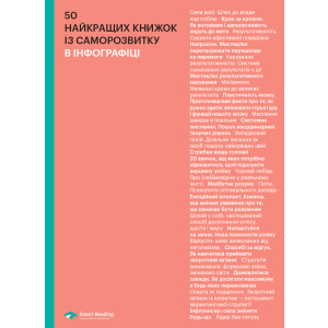 50 найкращих книжок із саморозвитку в інфографіці - Smartreading (9786175772096) лучшая модель в Чернигове