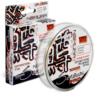 Шнур Nomura Sensum PRO Ultrathin 100 м (109 yds) 0.06 мм 4.6 кг Translucent white (NM33006006)