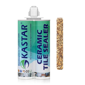 Двухкомпонентная эпоксидная фуга затирка Kastar Ceramic Tile Sealant Flow Gold/Бронзовый, 400мл. рейтинг