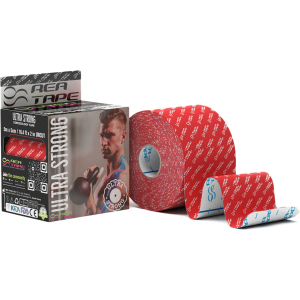 Кинезиологический тейп REA TAPE Ultra Strong 5 см 5 м Красный (REA-Ultra-red) лучшая модель в Чернигове