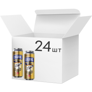 Упаковка пива Edelburg Lager світле фільтроване 5.2% 0.5 л х 24 шт (4260684190047) ТОП в Чернігові