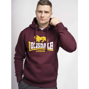 Худі Lonsdale THURNING 116030-2003 XL OxBlood (4251522353372) ТОП в Чернігові