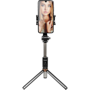 Трипод Dispho WS-18002 Selfie Stick Tripod Bluetooth Black ТОП в Чернігові