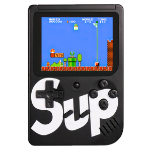 Портативна ігрова ретро приставка Sup 400 Game Box 8bit Black краща модель в Чернігові