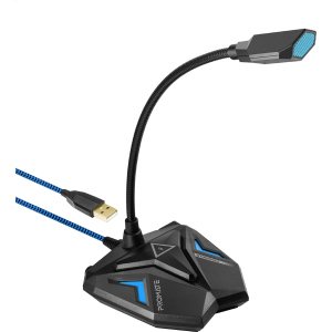 Мікрофон Promate Streamer LED, USB Blue (streamer.blue) в Чернігові