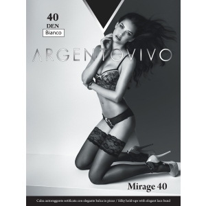 Чулки Argentovivo Mirage 40 Den 3/4 р Bianco (8051403068731) лучшая модель в Чернигове