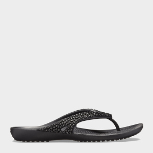 В'єтнамки Crocs Jibbitz Kadee Ii Embellished Flip 205741-001-W9 39-40 25.5 см Чорні (191448306943) краща модель в Чернігові