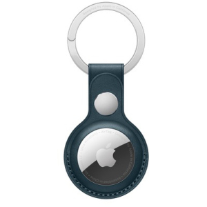 Шкіряний брелок Apple для AirTag з кільцем для ключів Baltic Blue (MHJ23ZM/A) ТОП в Чернігові