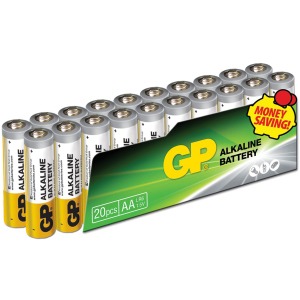 Батарейки GP SUPER ALKALINE 1.5 В 15AEPL-2VS20, LR6, AA 20 шт (4891199147470) ТОП в Чернігові