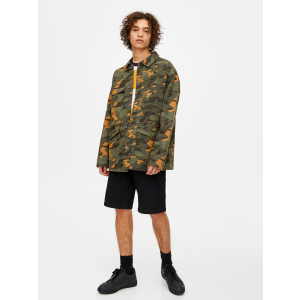 Джинсова куртка Pull & Bear 5710/526/506-AAED S Мілітарі (DD3000002824977_05710526506027) краща модель в Чернігові