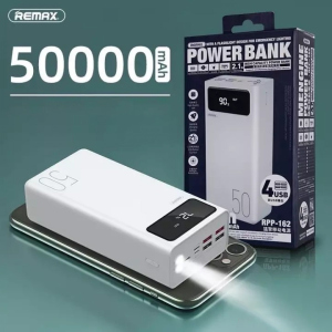 Павербанк Remax Power Bank 50000mAh|4USB/Type-C/Lightning, 2.1A|для iPhone, Android, Xiaomi, Samsung, Huawei в Чернігові