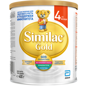 Суха молочна суміш Similac Gold 4 400 г (5391523058766) краща модель в Чернігові