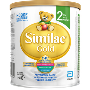 Суха молочна суміш Similac Gold 2 400 г (5391523058148) ТОП в Чернігові