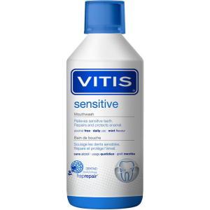 Ополіскувач для ротової порожнини Dentaid Vitis Sensitive 500 мл (36190) (8427426061958) ТОП в Чернігові