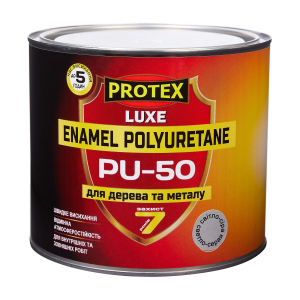 Емаль поліуретанова LUXE PU-50 PROTEX 2.4кг світло-сіра ТОП в Чернігові