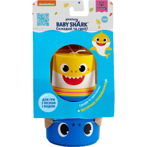 Игровой набор Baby Shark для игры с песком и водой Пасочки 5 придметов (6900006598737) ТОП в Чернигове