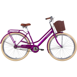 Велосипед Dorozhnik COMFORT FEMALE Velosteel 28" 19.5" 2021 Фіолетовий (OPS-D-28-196) краща модель в Чернігові