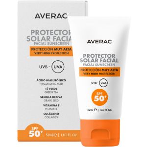 Солнцезащитный крем для лица Аverac Solar Facial Sunscreem SPF 50+ 50 мл (8437018454051) лучшая модель в Чернигове