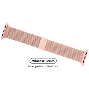 Ремінець Armorstandart Milanese Loop Band Apple Watch All Series 38-40 mm Pink (ARM55246) в Чернігові