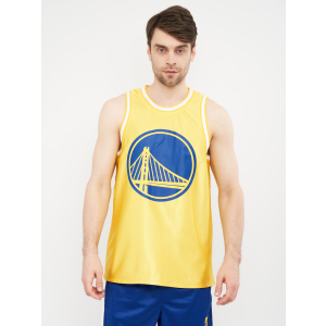 Майка Outer staff NBA EK2M1BBSQ-CURRY XL Жовта з синім (2120098602820) краща модель в Чернігові