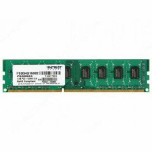 Модуль пам'яті для комп'ютера DDR3 4GB 1600 МГц Patriot (PSD34G16002) в Чернігові