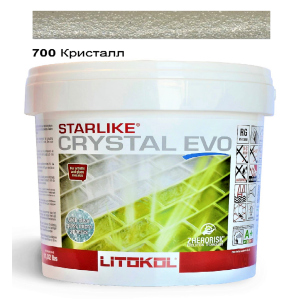 Эпоксидная затирка Litokol Starlike EVO Crystal 700 Кристалл (Хамелеон) 2,5кг