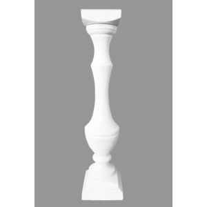 Балясина бетонна амфороподібна біла не потребує фарбування 17.5х69.5 см. краща модель в Чернігові