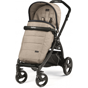 Универсальная коляска 3в1 Peg-Perego Book Plus Luxe Beige Бежево-синяя (PACK01-00000000003) рейтинг