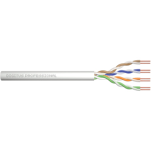 купить Витая пара DIGITUS CAT 5e U-UTP AWG 24/1 PVC серый 100 м (DK-1511-V-1-1)