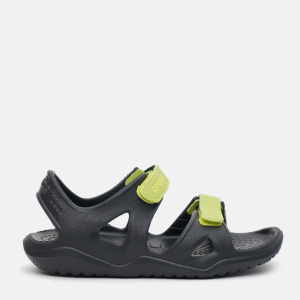 купити Сандалії Crocs Kids Swiftwater River Sandal 204988-09W-C10 27 Black/Volt Green (0191448130715)