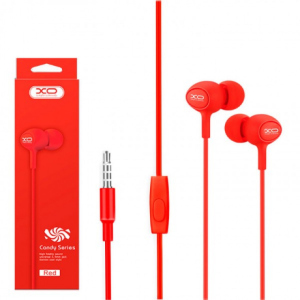 Наушники XO S6 Red - Красные jack 3.5 с микрофоном лучшая модель в Чернигове