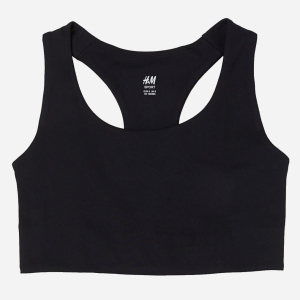 Топ спортивний H&M SPORT 9319993sdm M Чорний (PS2030000126040) краща модель в Чернігові